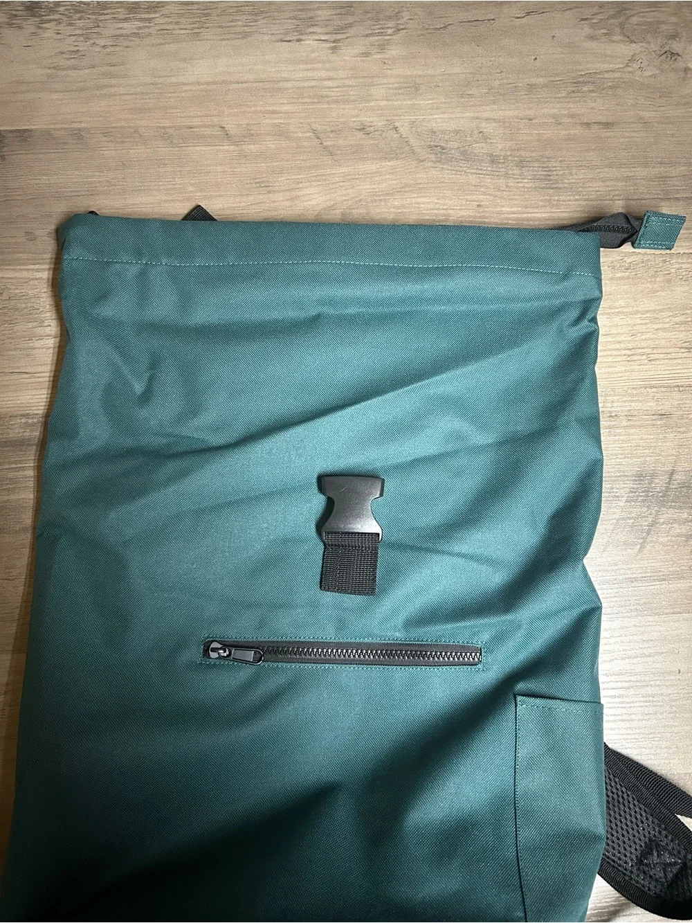 Amari & Ash Teal Roll-Top Backpack for Men